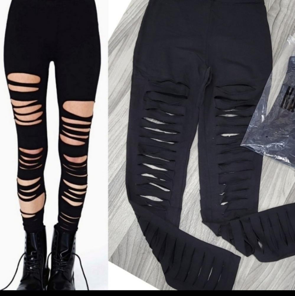 New Nasty gal distressed leggings